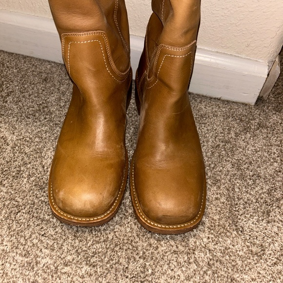 Steve Madden Riggs Banana Leather Boots - Picture 4 of 4